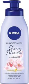 NIVEA Cherry Blossom Jojoba Oil Body Lotion, 16.9 Fl Oz