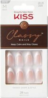 KISS Classy Press On Nails, Light White