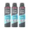 DOVE MEN + CARE Clean Comfort Antiperspirant Dry Spray 3 Count