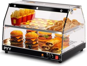 PYY Commercial 2-Tier LED Food Display Warmer