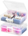 IRIS Cosmetic Train Case Nail Polish Organizer