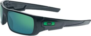 Oakley Crankshaft Sunglasses, Black Ink/Jade Irid