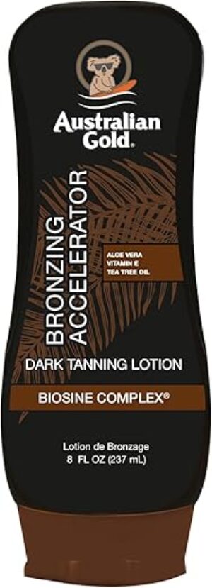 Australian Gold Dark Tanning Accelerator Lotion, 8 Ounce, B003GX5SSC