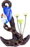 Penn-Plax Deco-Replica Anchor with Faux Silk Plant RR801