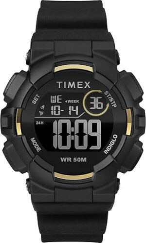 Timex DGTL Mako Digital 44mm Black/Gold-Tone Watch