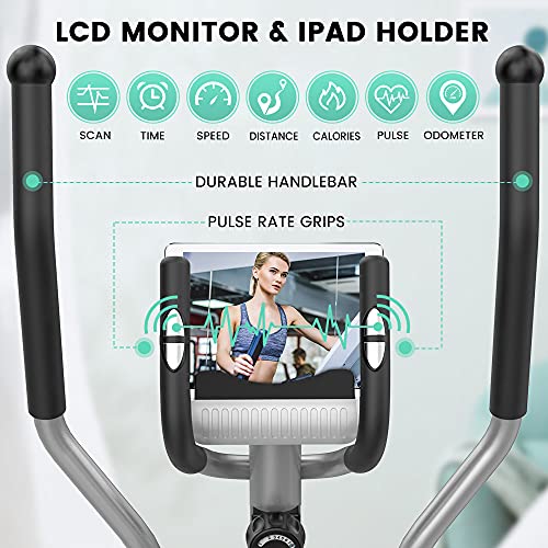 Dripex Elliptical Machine For Home, 8-Level Resistance - Image 4