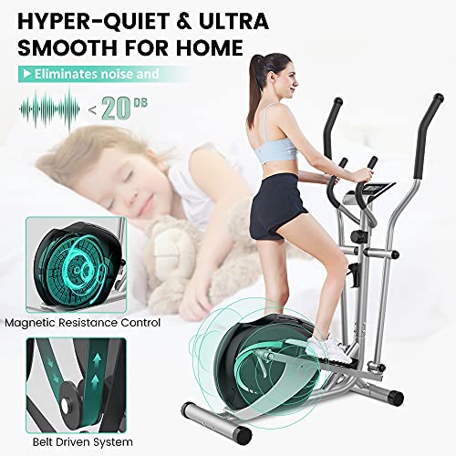 Dripex Elliptical Machine For Home, 8-Level Resistance - Image 2