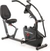 MARCY Dual Action Recumbent Exercise Bike JX-7301