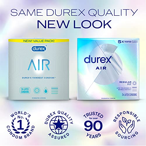 Durex Air Condoms, Extra Thin, 24 Count - Image 2