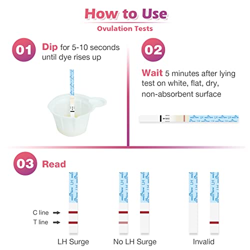 Easy@Home Ovulation Test Kit: 50 Strips, 20 Pregnancy Tests - Image 4