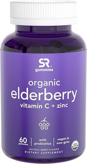 Sports Research Elderberry Gummies with Vitamin C & Zinc