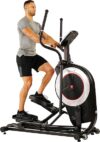 Sunny Health & Fitness Electric Elliptical Trainer With Device Holder