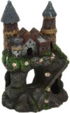 Penn-Plax Enchanted Castle Aquarium Decoration – Small