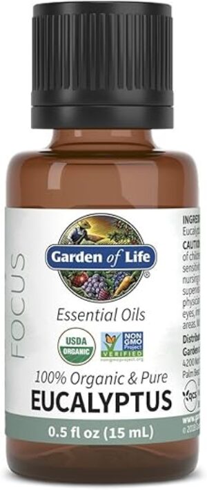 Garden of Life Eucalyptus Essential Oil, USDA Organic, Undiluted