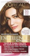 L’Oreal Paris Excellence Creme Permanent Hair Color, 5G Medium Golden Brown