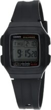 Casio F201WA-1A Black Resin Sport Watch