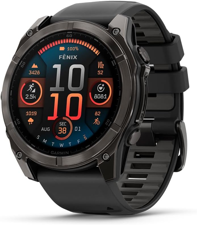 Garmin Fēnix® 8, AMOLED, Sapphire, GPS Smartwatch