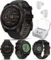 Wearable4U Fenix 8 GPS Smartwatch, Solar Sapphire