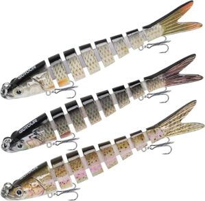GOTOUR Fishing Lures: Easy Swimbait, Slow Sinking