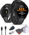 Garmin Forerunner 165 Music GPS Smartwatch Bundle