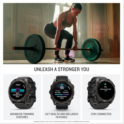 Garmin Fēnix® 8, AMOLED, Sapphire, GPS Smartwatch - Image 4