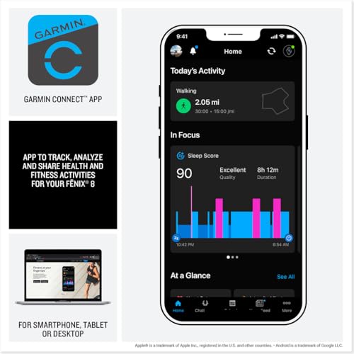 Garmin Fēnix® 8, AMOLED, Sapphire, GPS Smartwatch - Image 5