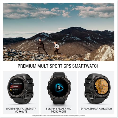 Garmin Fēnix® 8, AMOLED, Sapphire, GPS Smartwatch - Image 2