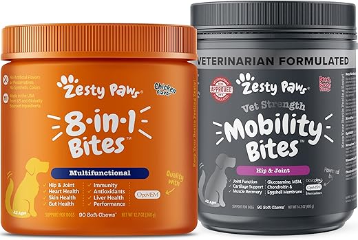 Zesty Paws Glucosamine Chondroitin Joint Support Chews