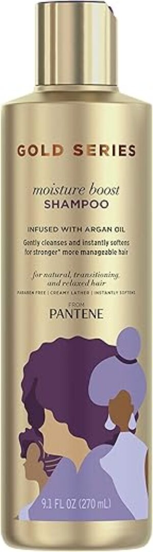 Pantene Gold Series Moisture Shampoo, 9.1 Fl Oz