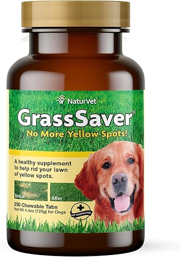 NaturVet GrassSaver Dog Supplement - Neutralizes Urine