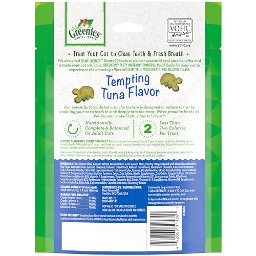Greenies Feline Dental Care Cat Treats, Tuna - Image 2