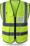HYCOPROT High Visibility Mesh Reflective Safety Vest