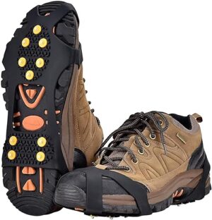 Aliglow Ice Snow Grips Over Shoe/Boot Traction