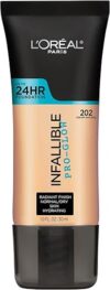 L’Oreal Paris Infallible 24HR Pro-Glow Foundation, Creamy Natural