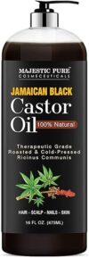 MAJESTIC PURE Jamaican Black Castor Oil for Hair & Skin