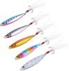 Sougayilang Jigs Fishing Lures Sinking Metal Spoons