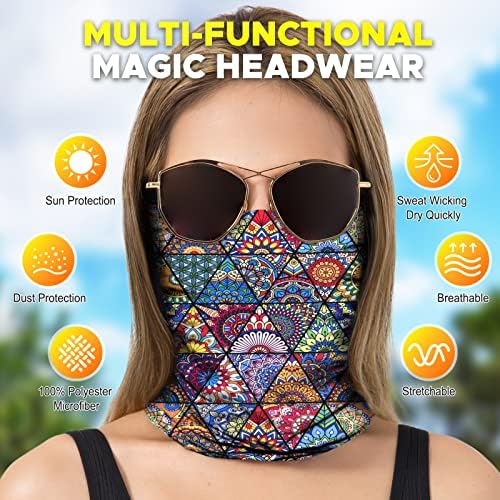 JOEYOUNG Headwear Bandana Neck Gaiter Headband - Image 2