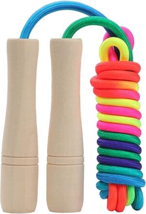 ACEONE Jump Rope Kids 8.5ft Adjustable Skipping Rope