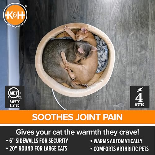 K&H Pet Products Heated Thermo-Kitty Bed For Cats - Image 3