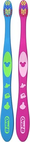 Oral-B Kid’s Mickey And Minnie Toothbrush 2 Count