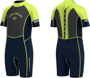 GoldFin Kids 3mm Shorty Wetsuit for Warmth