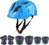 Besmall Kids Helmet Protective Gear Set Ages 3-7