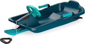 Gizmo Riders Kids’ Toboggan Durable Plastic Sled