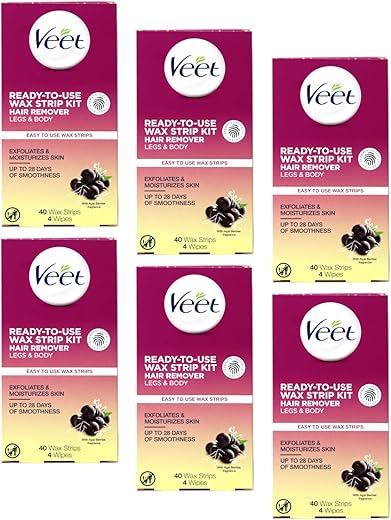 Veet Legs And Body Wax Strip Kit