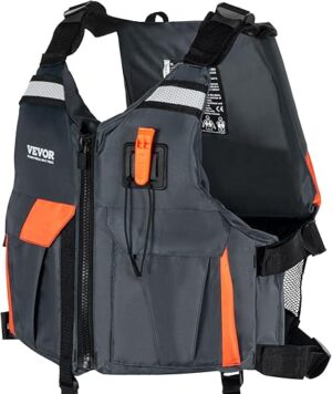 VEVOR Life Vest For Watersports, 80N Buoyancy