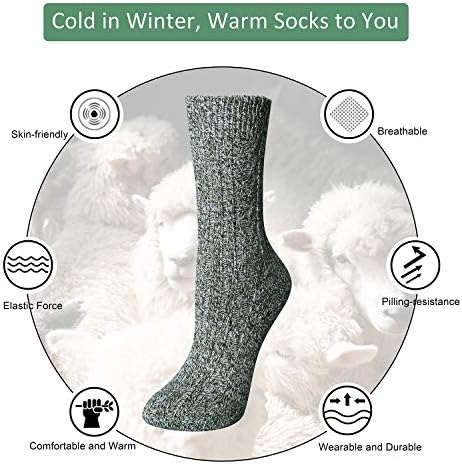Loritta Women's Wool Winter Warm Socks Pack - Image 2