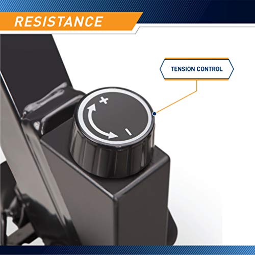 MARCY Foldable Upright Exercise Bike with Adjustable Resistance - Image 4