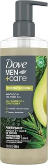 DOVE MEN + CARE Men+Care 2-in-1 Shampoo + Conditioner Avocado & Tea Tree Oil