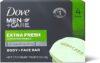DOVE MEN + CARE Men+Care 3 In 1 Bar Cleanser Extra Fresh 3.75 oz 4 Bars