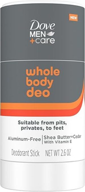 DOVE MEN + CARE Men+Care Aluminum-Free Deodorant Stick Shea Butter 2.6 oz